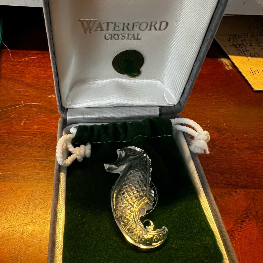 Waterford Crystal Logo Brooch